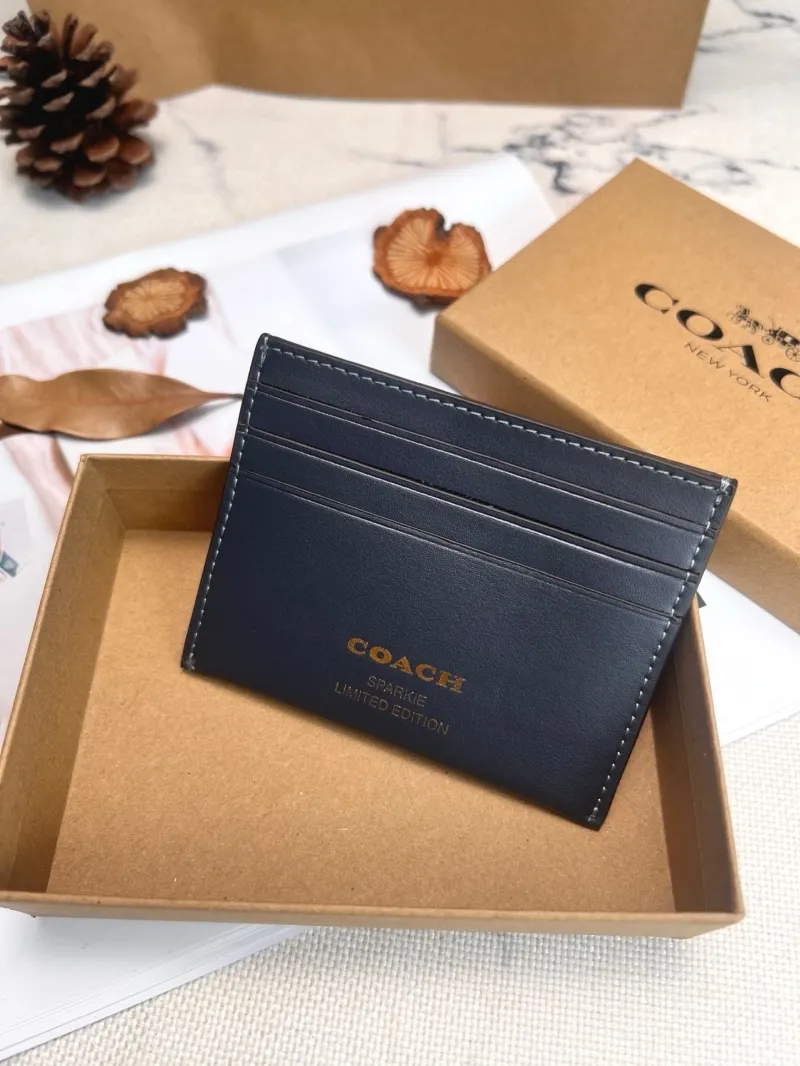 Alternative view of Coach Sparkie Limited Edition Navy Card Holder