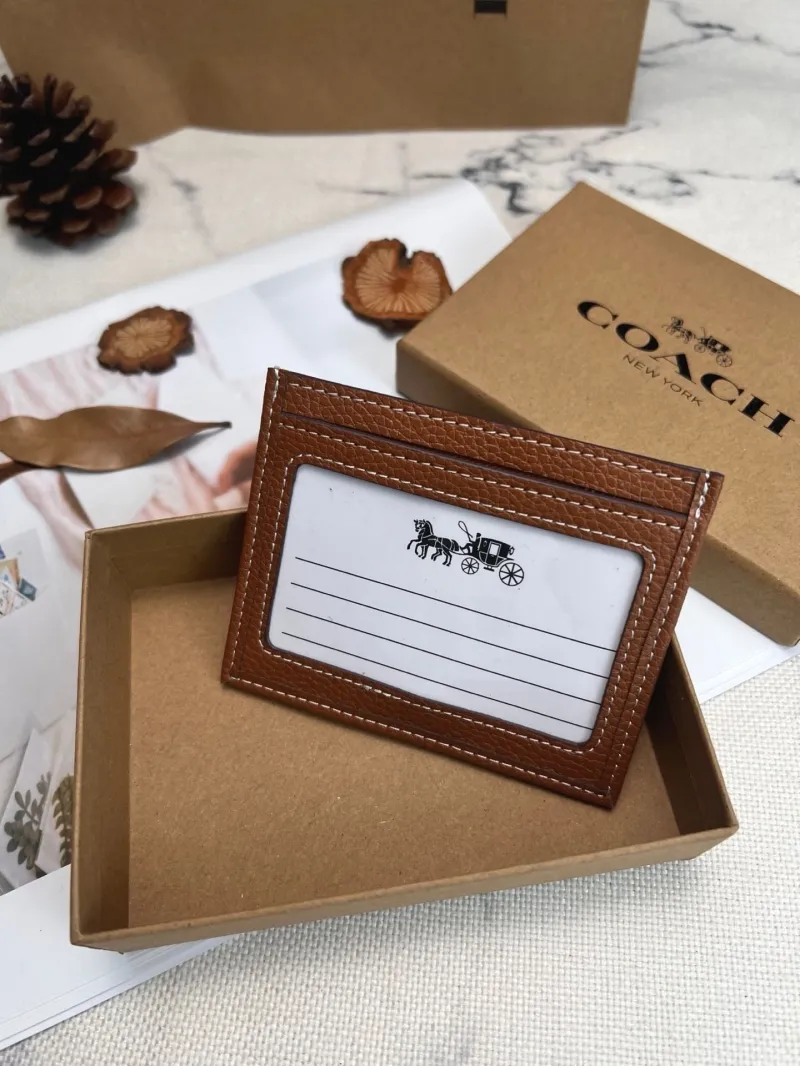 Alternative view of Coach Disney Mickey Mouse Brown Card Holder