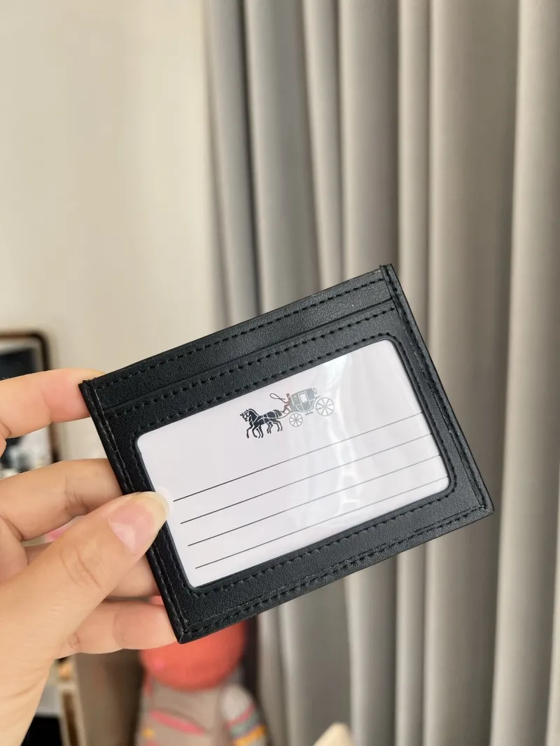 Coach Black Signature Card Holder 72 - Image 7