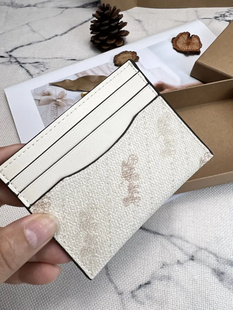 Coach Off White Card Holder Wallet - Image 3