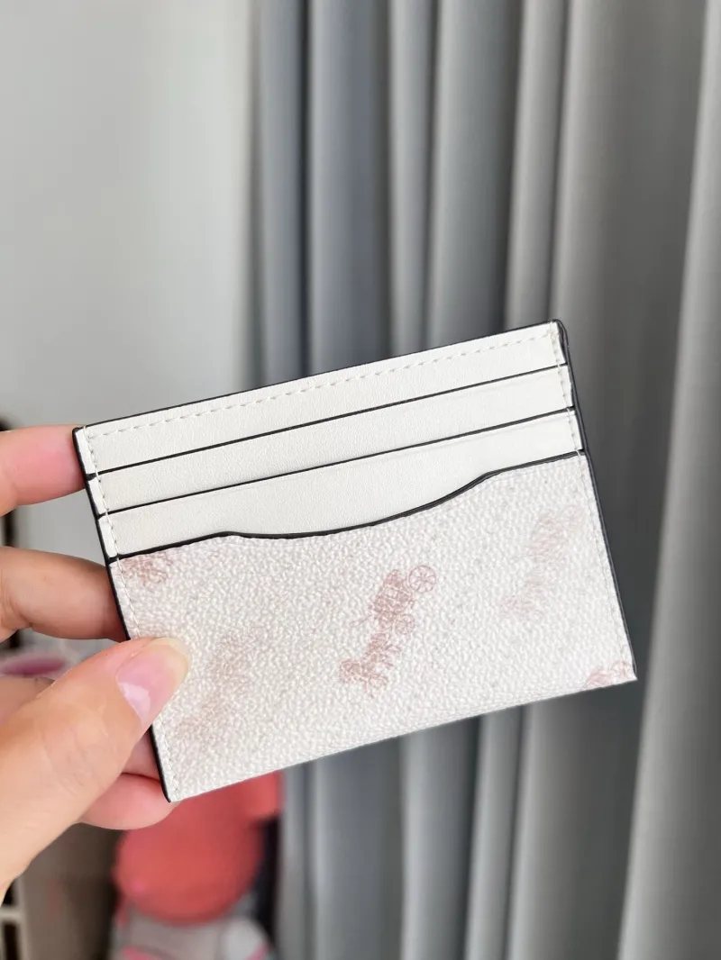 Coach Off White Card Holder Wallet - Image 6