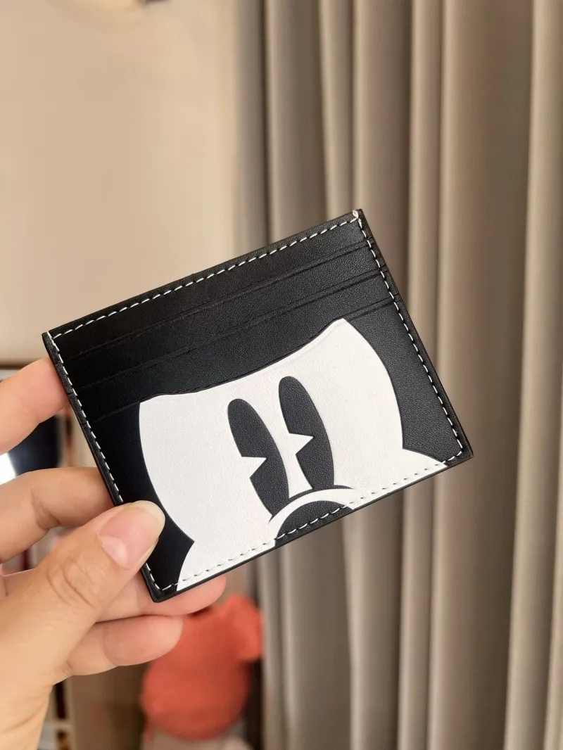 Coach Black White Mickey Card Holder - Image 6