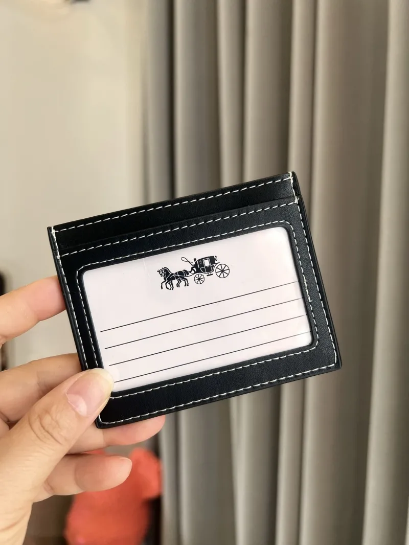 Coach Black White Mickey Card Holder - Image 7