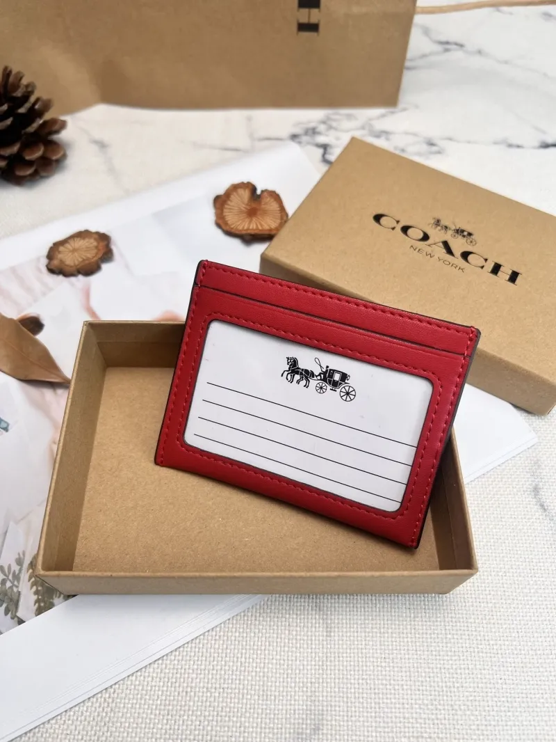 Alternative view of Coach Red Mickey Mouse Card Holder