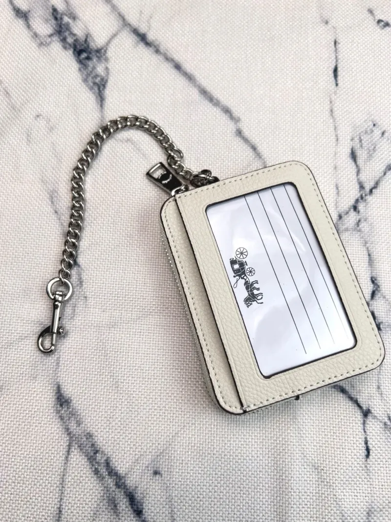 Alternative view of Coach Off White Rocket Print Chain Card Case Wallet