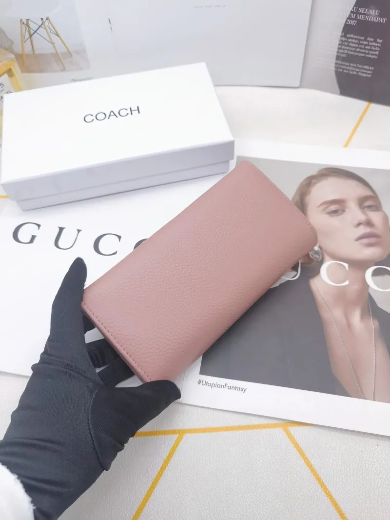 Coach Leather Long Wallet for Women - Image 8