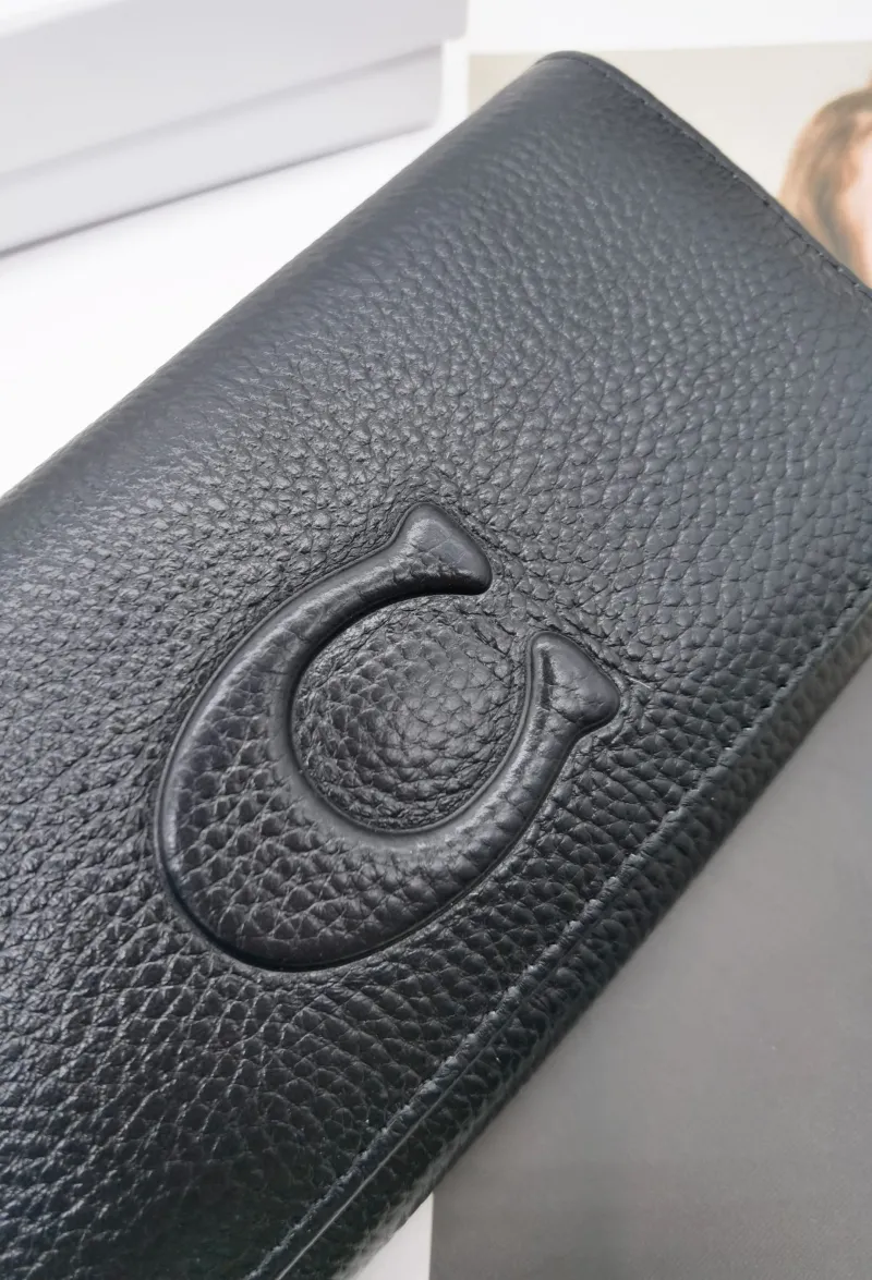 Coach Pebbled Leather Long Wallet - Image 7