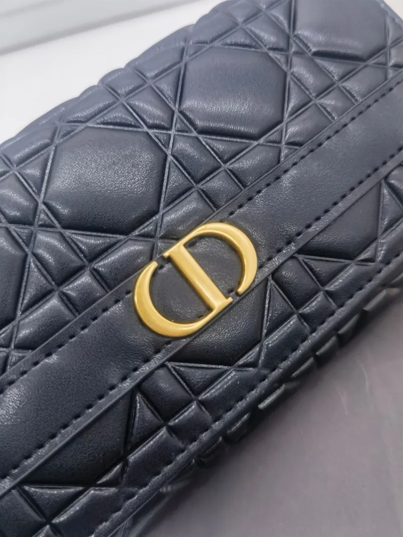 Dior 8602 Quilted Leather Long Wallet - Image 7