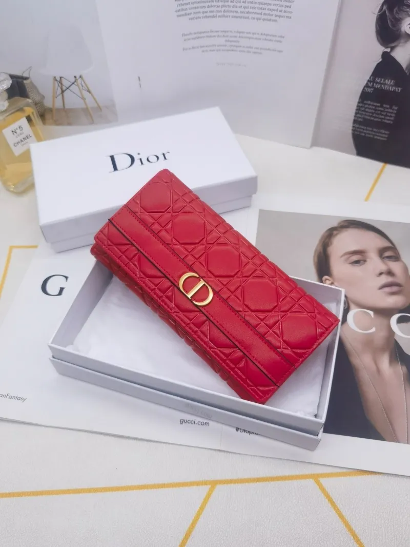 Dior 8602 Quilted Leather Long Wallet - Image 4