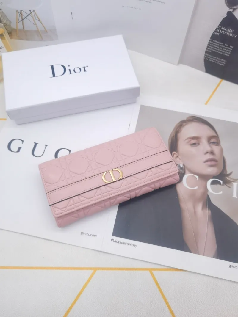 Alternative view of Dior 8602 Women's Long Leather Wallet