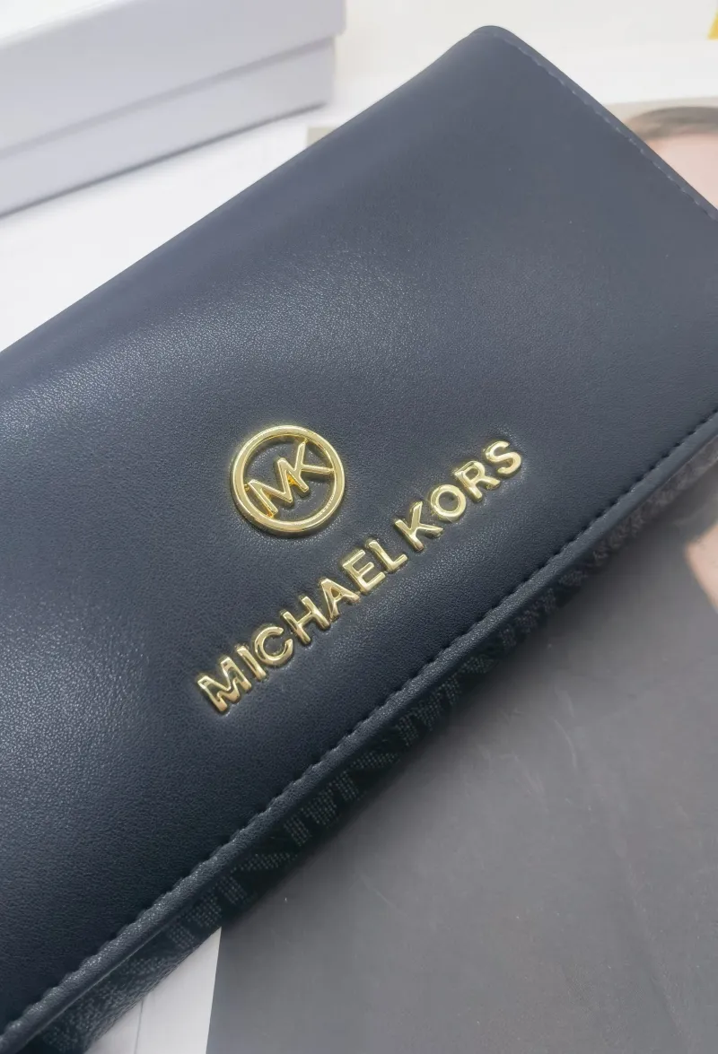 Michael Kors Long Leather Wallet - Image 7