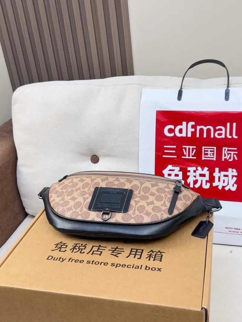 Coach Signature Canvas Waist Chest Pack - Image 3