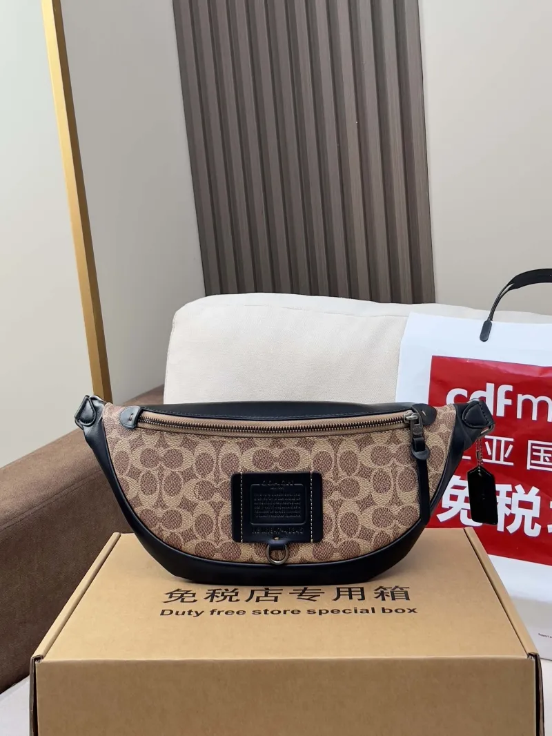 Coach Signature Canvas Waist Chest Pack - Image 4