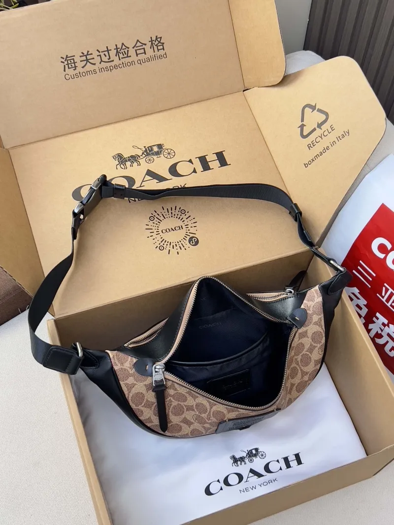 Coach Signature Canvas Waist Chest Pack - Image 5