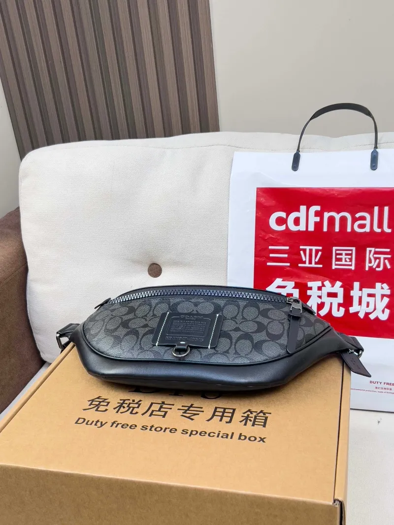 Coach Black Waist Chest Pack - Image 3