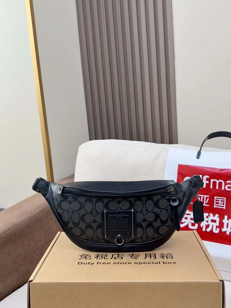 Coach Black Waist Chest Pack - Image 4