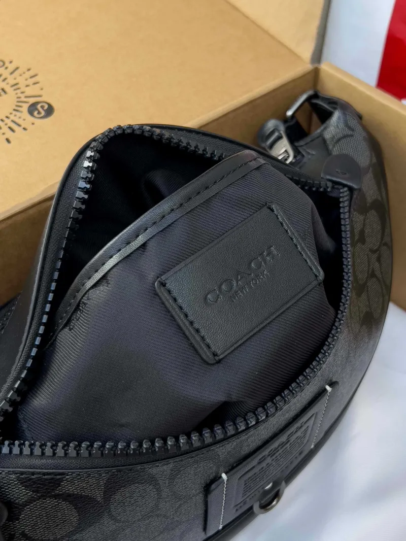 Coach Black Waist Chest Pack - Image 6
